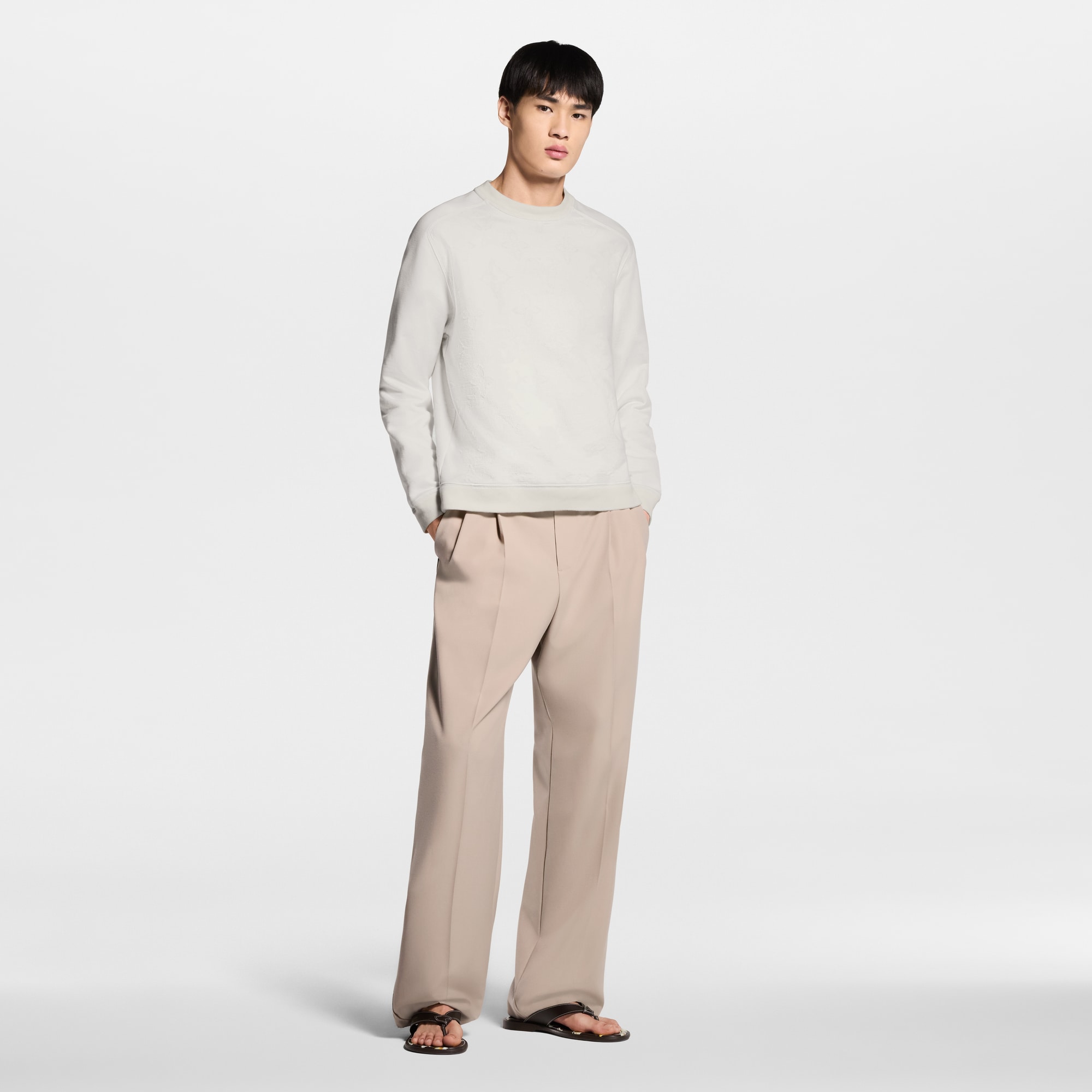 Monogram Jacquard Sweatshirt - Men - Ready-to-Wear | LOUIS VUITTON ®